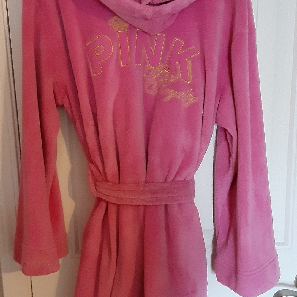 Plush PINK lounge robe